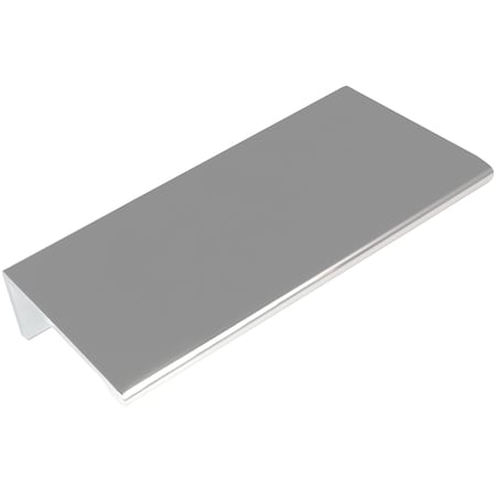Laurey 96226 - 4 Inch Overall Edge Pull for Cabinet Doors and Drawer Fronts - Polished Chrome - Pack of 10